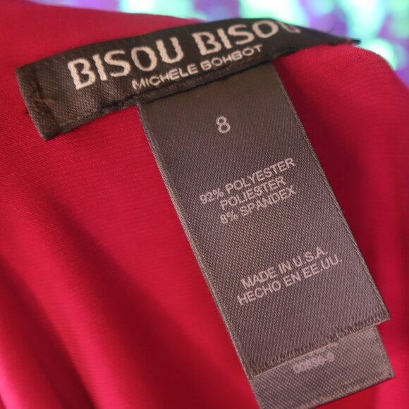 NWT Y2K FORMAL DRESS 8 Bisou Bisou Black Hot Pink Prom Homecoming NYE Party Cute - Picture 4 of 14